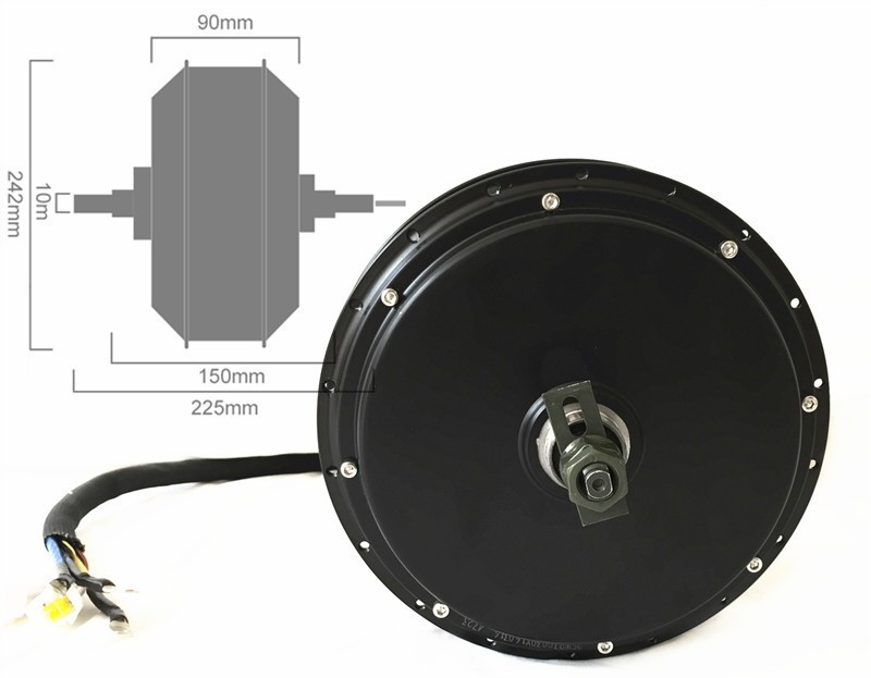 NBpower QS205 50H V3 72V 5000W – 72V 5000W Hub Motor Kit Bewertung und Preis